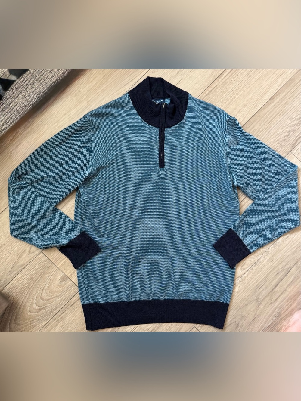 Peter Millar 1/4 Zip Men's XL Wool Cashmere Silk Sweater Golf Preppy